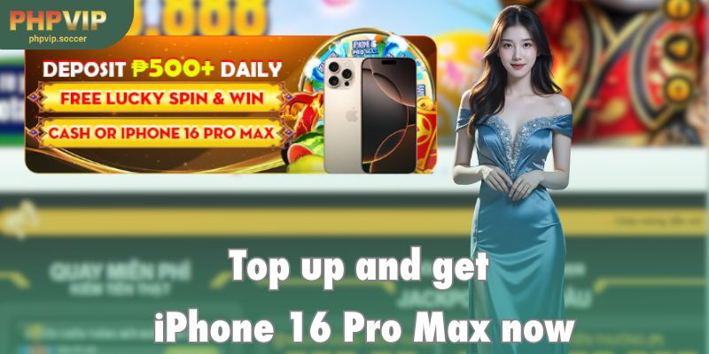 Recharge daily, receive iPhone 16 Pro Max immediately
