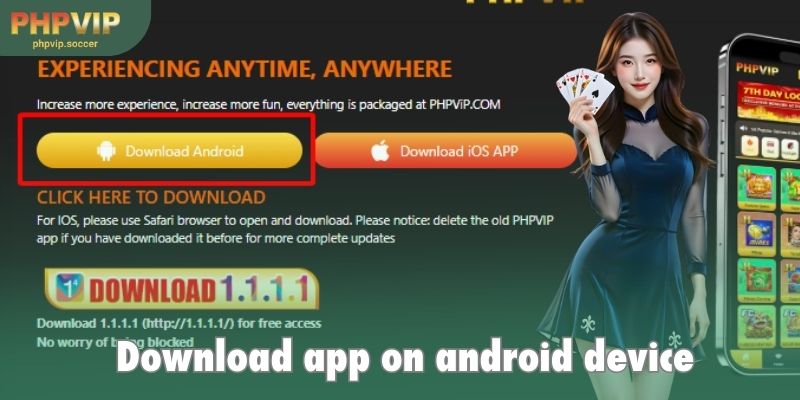 How to download online entertainment applications on Android devices