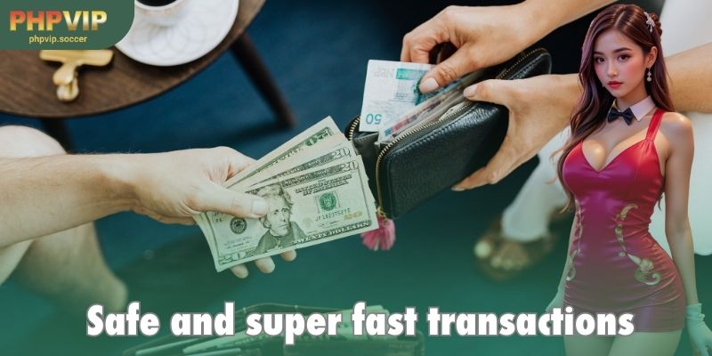 Super-fast transactions, security of participant information